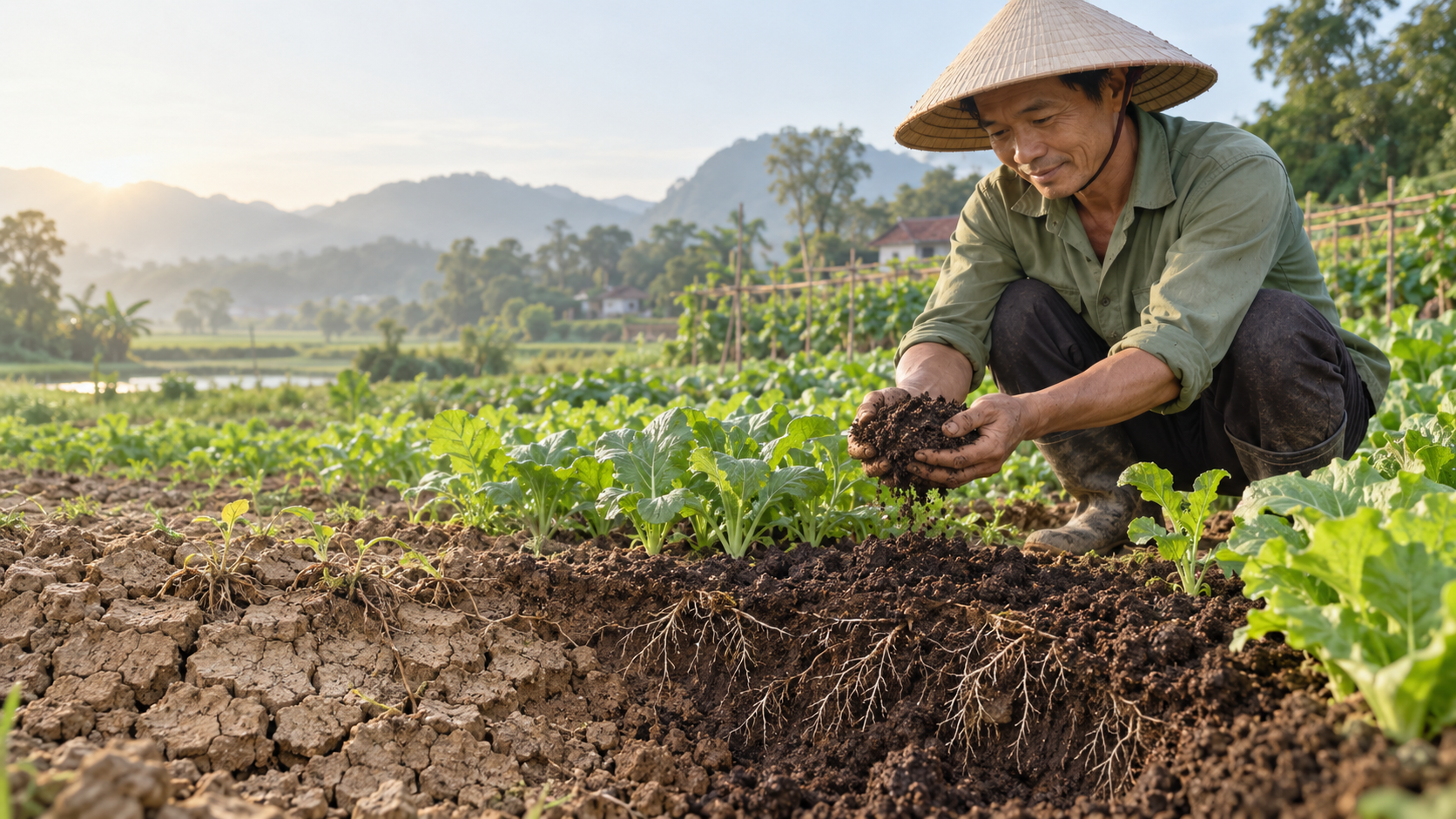 Đất chai cứng, cây chậm lớn: Bà con nên cải tạo đất như thế nào?